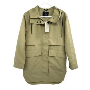 EVERLANE ReNew Anorak Jacket Size XXS Water Resistant Green